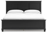 Lanolee Black California King Panel Bed (Online Special Price) - Ornate Home