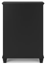 Lanolee Black Chest of Drawers - Ornate Home