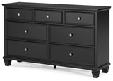 Lanolee Black Dresser (Online Special Price) - Ornate Home
