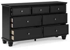 Lanolee Black Dresser - Ornate Home