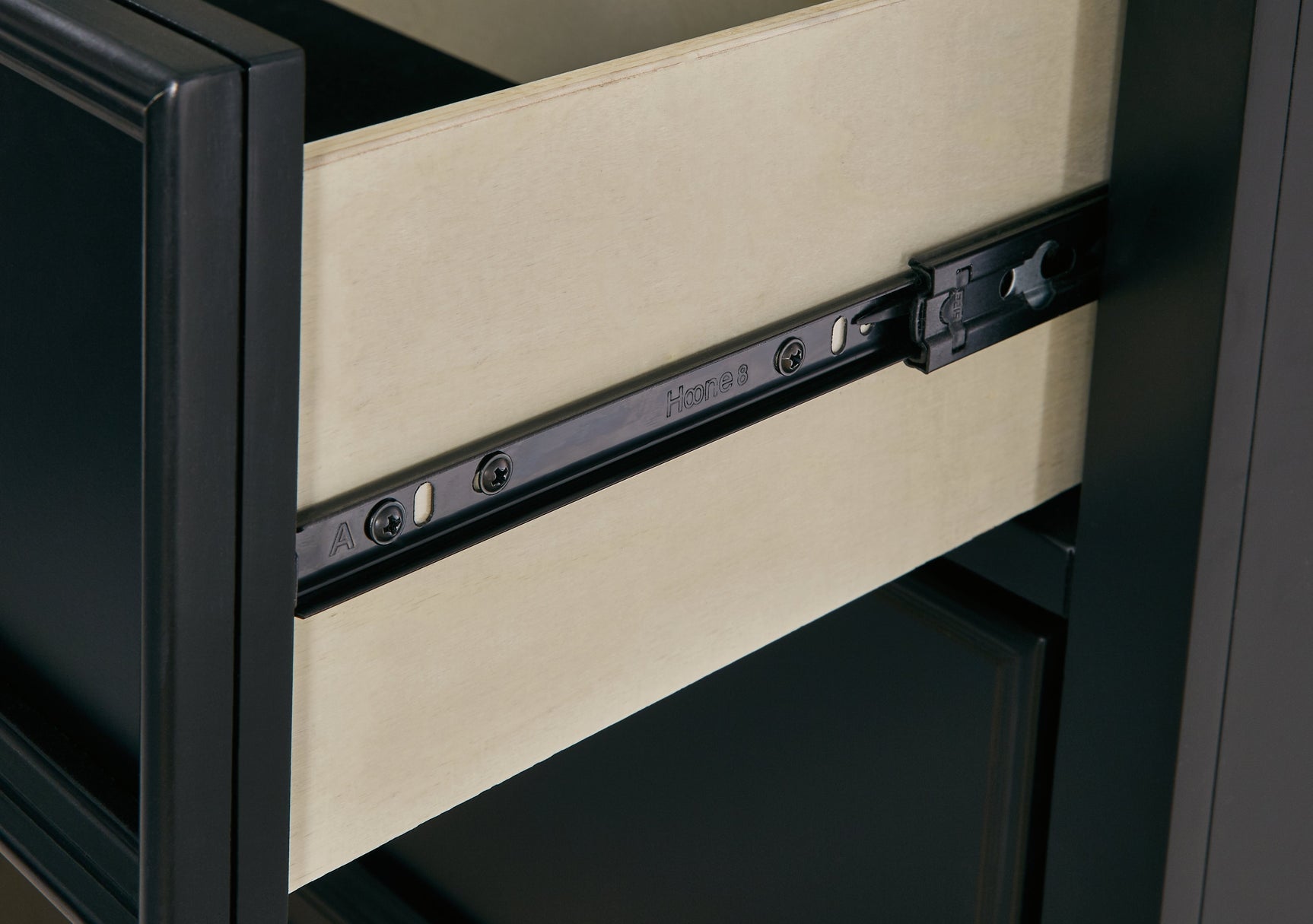 Lanolee Black Dresser and Mirror (Online Special Price) - Ornate Home