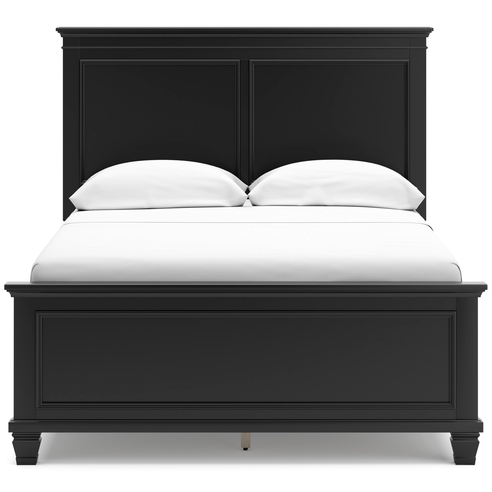 Lanolee Black Full Panel 5-Piece Bedroom Set w/ 2 Nightstands (Online Special Price) - Ornate Home