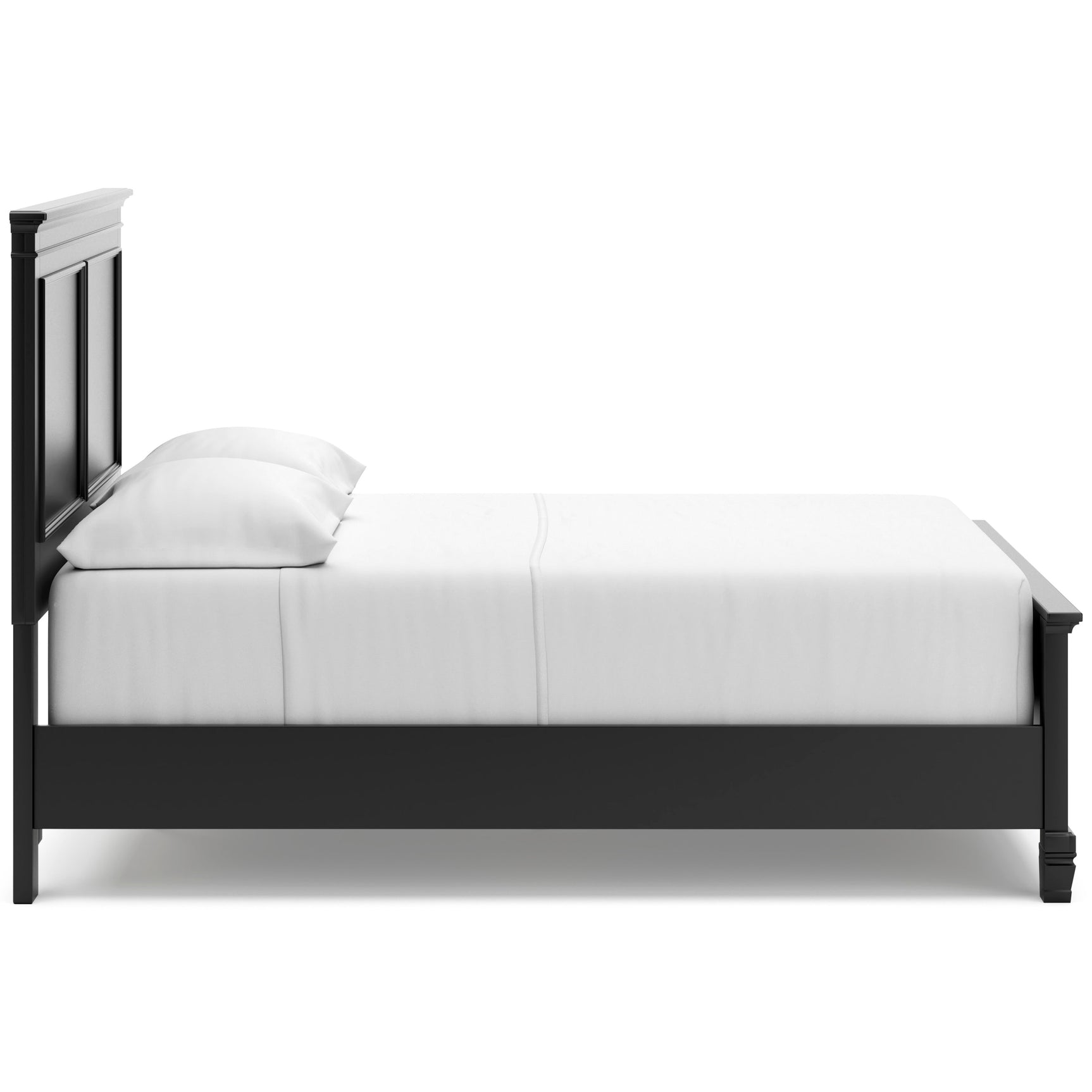 Lanolee Black Full Panel 5-Piece Bedroom Set w/ 2 Nightstands (Online Special Price) - Ornate Home