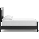 Lanolee Black Full Panel 6-Piece Bedroom Set w/ 2 Nightstands (Online Special Price) - Ornate Home