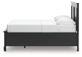 Lanolee Black Full Panel Storage Bed - Ornate Home