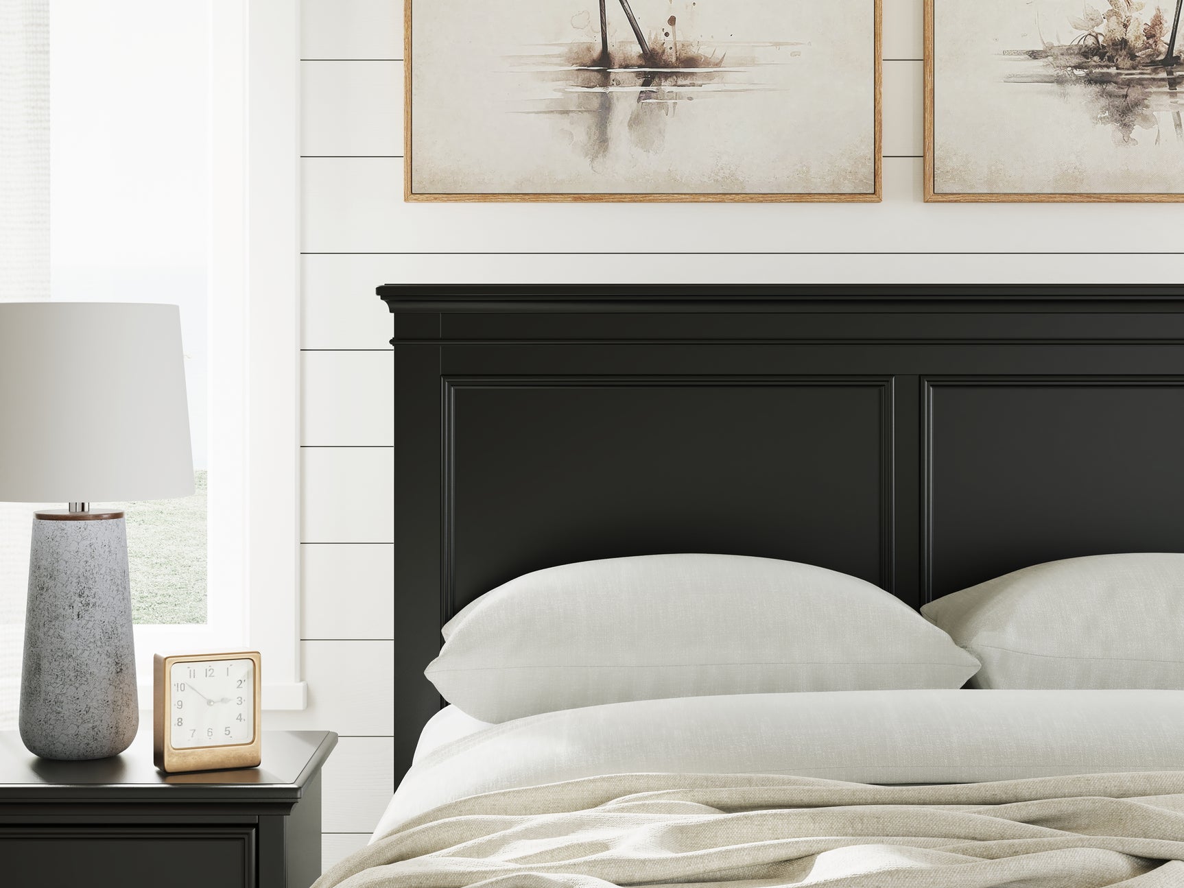 Lanolee Black Full Panel Storage Bed - Ornate Home