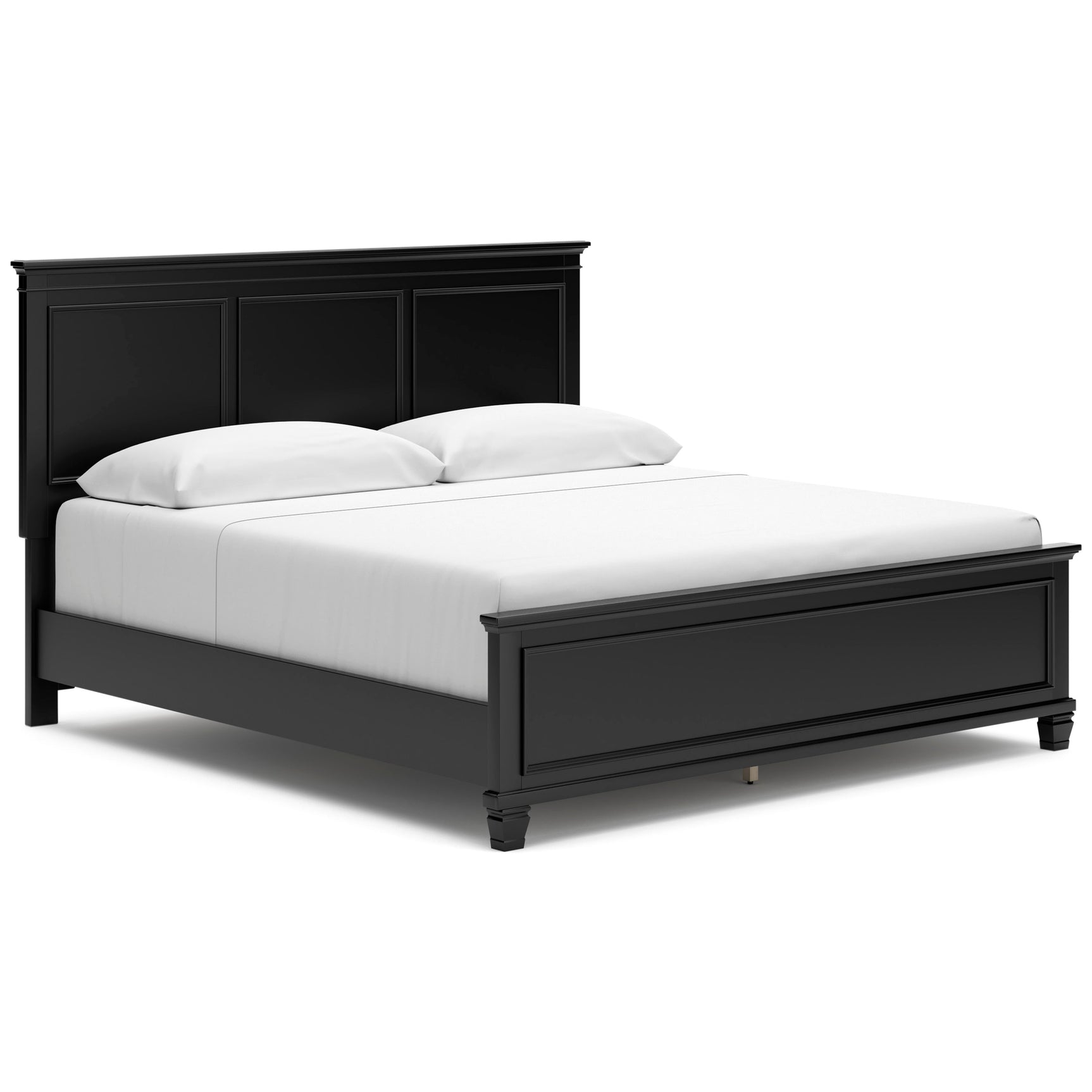 Lanolee Black King Panel 5-Piece Bedroom Set (Online Special Price) - Ornate Home