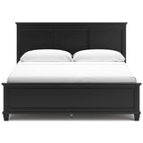 Lanolee Black King Panel 5-Piece Bedroom Set (Online Special Price) - Ornate Home
