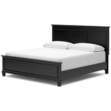 Lanolee Black King Panel 5-Piece Bedroom Set (Online Special Price) - Ornate Home