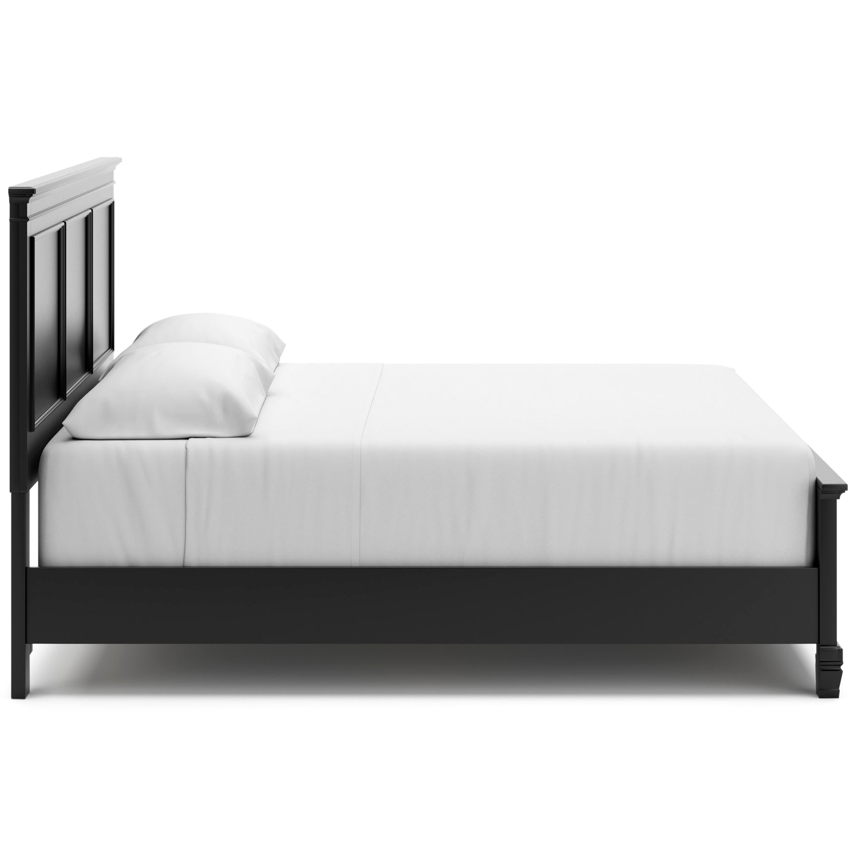 Lanolee Black King Panel 5-Piece Bedroom Set - Ornate Home