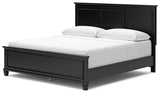 Lanolee Black King Panel Bed (Online Special Price) - Ornate Home