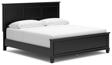 Lanolee Black King Panel Bed - Ornate Home