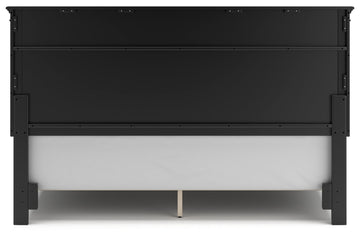 Lanolee Black King Panel Bed - Ornate Home