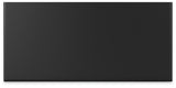 Lanolee Black King Panel Bedroom Set with Dresser, Mirror, Chest and 2 Nightstands (Online Special Price) - Ornate Home