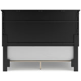 Lanolee Black Queen Panel 5-Piece Bedroom Set w/ 2 Nightstands (Online Special Price) - Ornate Home