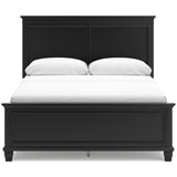 Lanolee Black Queen Panel 6-Piece Bedroom Set w/ 2 Nightstands (Online Special Price) - Ornate Home