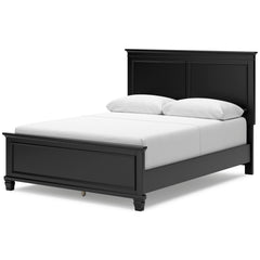 Lanolee Black Queen Panel 5-Piece Bedroom Set - Ornate Home