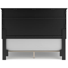 Lanolee Black Queen Panel 5-Piece Bedroom Set - Ornate Home