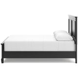 Lanolee Black Queen Panel 5-Piece Bedroom Set - Ornate Home