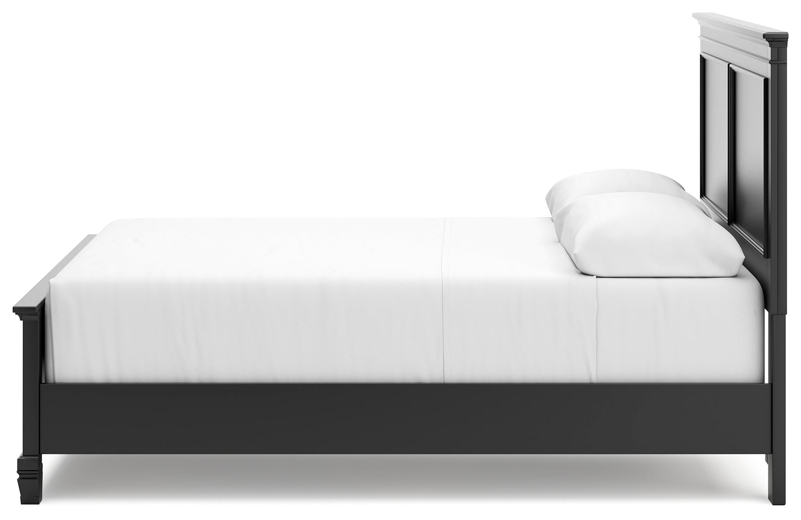 Lanolee Black Queen Panel Bed (Online Special Price) - Ornate Home