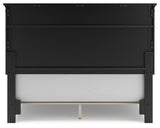 Lanolee Black Queen Panel Bed (Online Special Price) - Ornate Home