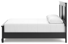 Lanolee Black Queen Panel Bed - Ornate Home