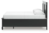 Lanolee Black Queen Panel Storage Bed (Online Special Price) - Ornate Home