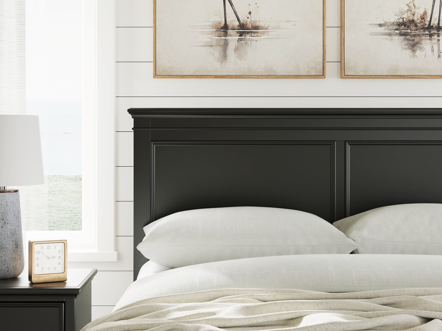Lanolee Black Queen Panel Storage Bed (Online Special Price) - Ornate Home