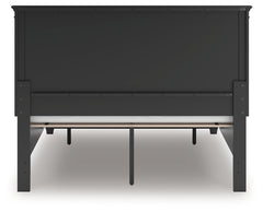 Lanolee Black Queen Panel Storage Bed - Ornate Home