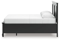 Lanolee Black Queen Panel Storage Bed - Ornate Home