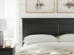 Lanolee Black Queen Panel Storage Bed - Ornate Home