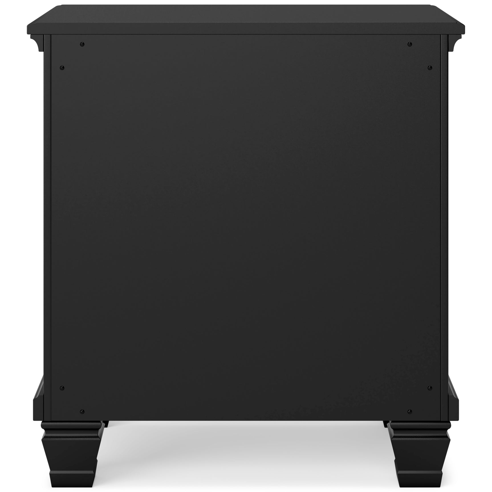 Lanolee Black Twin Panel 6-Piece Bedroom Set w/ 2 Nightstands - Ornate Home