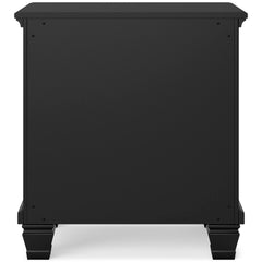 Lanolee Black Twin Panel 5-Piece Bedroom Set - Ornate Home