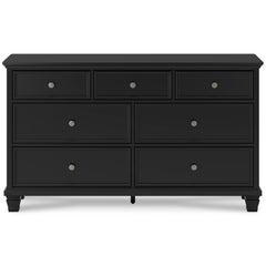 Lanolee Black Twin Panel 5-Piece Bedroom Set - Ornate Home