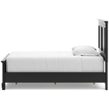 Lanolee Black Twin Panel 5-Piece Bedroom Set w/ 2 Nightstands (Online Special Price) - Ornate Home