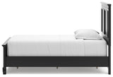 Lanolee Black Twin Panel Bed (Online Special Price) - Ornate Home