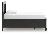 Lanolee Black Twin Panel Storage Bed (Online Special Price) - Ornate Home