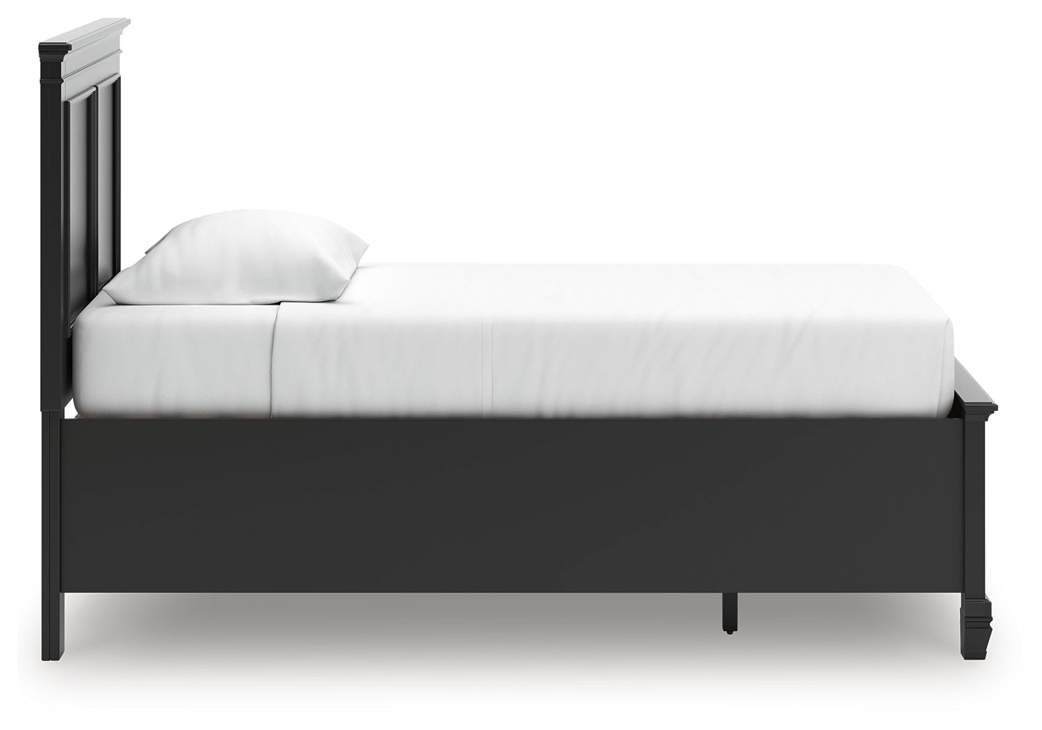 Lanolee Black Twin Panel Storage Bed (Online Special Price) - Ornate Home