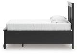 Lanolee Black Twin Panel Storage Bed (Online Special Price) - Ornate Home