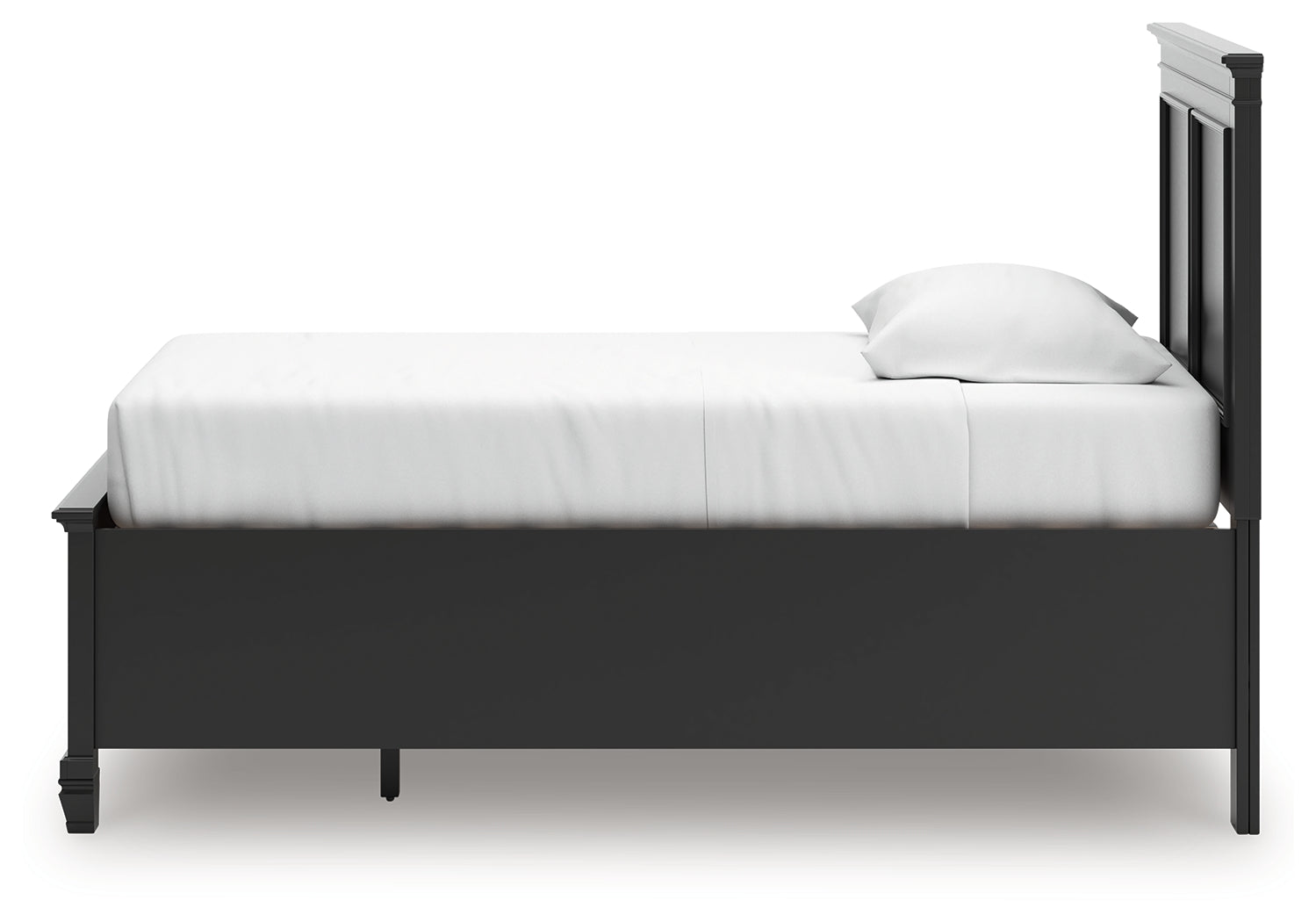 Lanolee Black Twin Panel Storage Bed (Online Special Price) - Ornate Home