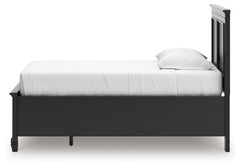 Lanolee Black Twin Panel Storage Bed - Ornate Home