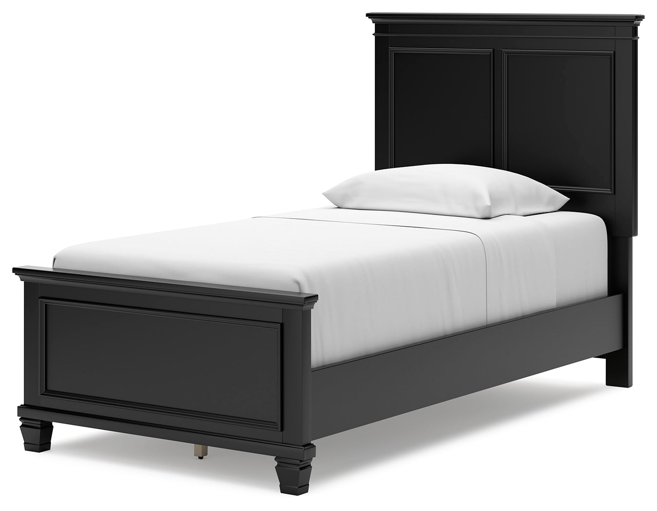 Lanolee Black Twin Panel Youth Bed - Ornate Home