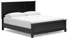 Lanolee California King Panel Bedroom Set with Dresser and Mirror - Ornate Home