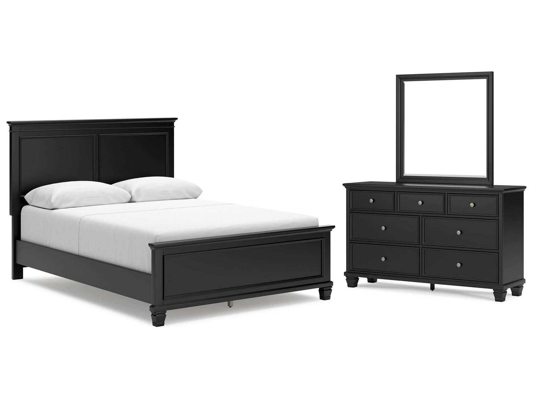 Lanolee Queen Panel Bedroom Set with Dresser and Mirror (Online Special Price) - Ornate Home