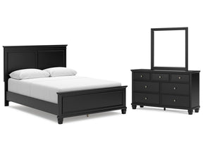 Lanolee Queen Panel Bedroom Set with Dresser and Mirror (Online Special Price) - Ornate Home