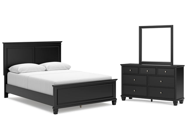 Lanolee Queen Panel Bedroom Set with Dresser and Mirror (Online Special Price) - Ornate Home