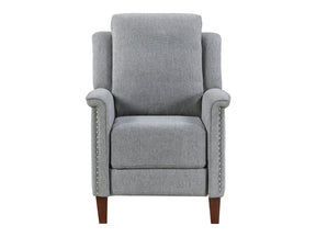 Lansing Gray Push Back Reclining Chair - Ornate Home