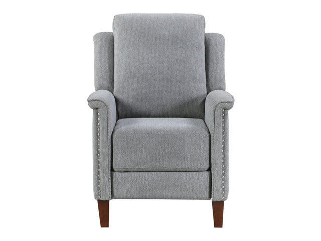 Lansing Gray Push Back Reclining Chair - Ornate Home
