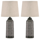 Lanson Antique Bronze Finish Table Lamp (Set of 2) - Ornate Home