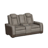 Lantana Rocky Grey/Brown 3-Piece Living Room Set - Ornate Home